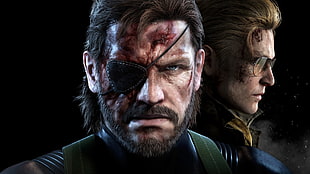 Metal Gear Solid V The Phantom Pain poster, video games, Metal Gear Solid , Metal Gear Solid V: Ground Zeroes, Metal Gear HD wallpaper