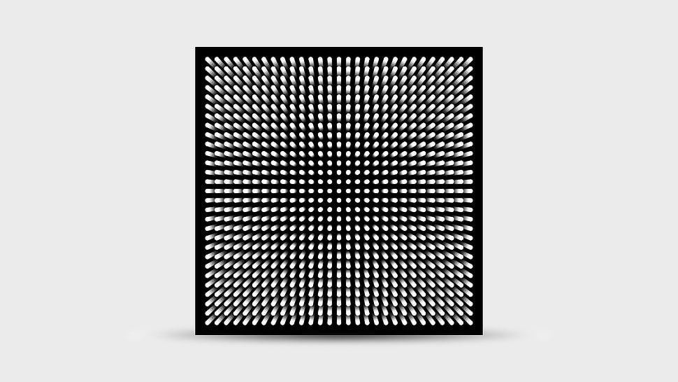 square black and white board, materail design, Flatdesign, simple, optical illusion HD wallpaper