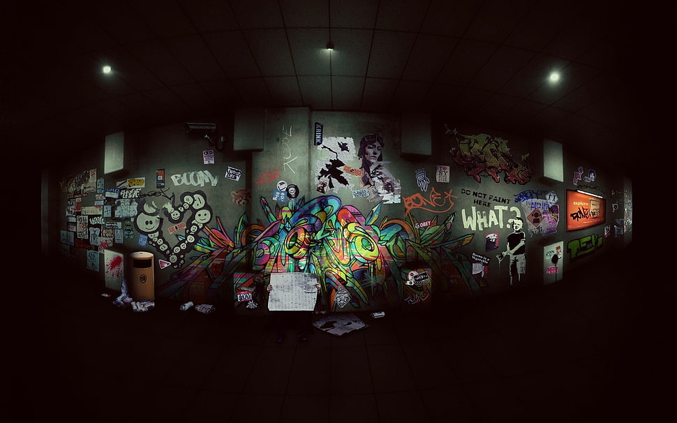 wall graffiti, graffiti HD wallpaper
