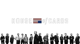 House of Cards cast, House of Cards, Zoe Barnes, Frank Underwood, Claire Underwood HD wallpaper