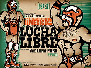 Lucah Libre poster, Lucha Libre, poster HD wallpaper