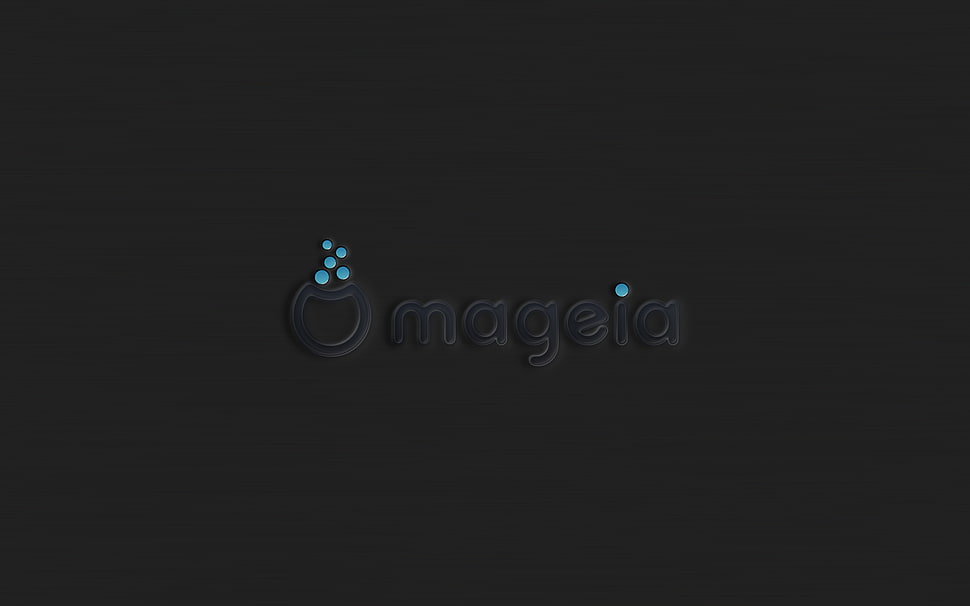 black and gray corded computer mouse, Linux, Mageia HD wallpaper
