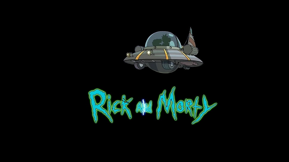 Rick and Morty logo, Rick and Morty HD wallpaper