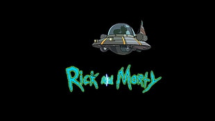 Rick and Morty logo, Rick and Morty HD wallpaper