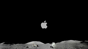 white astronaut, logo