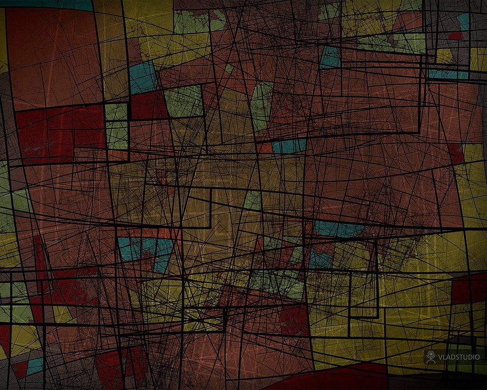 multicolored abstract painting HD wallpaper