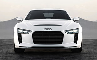 white Audi concept car