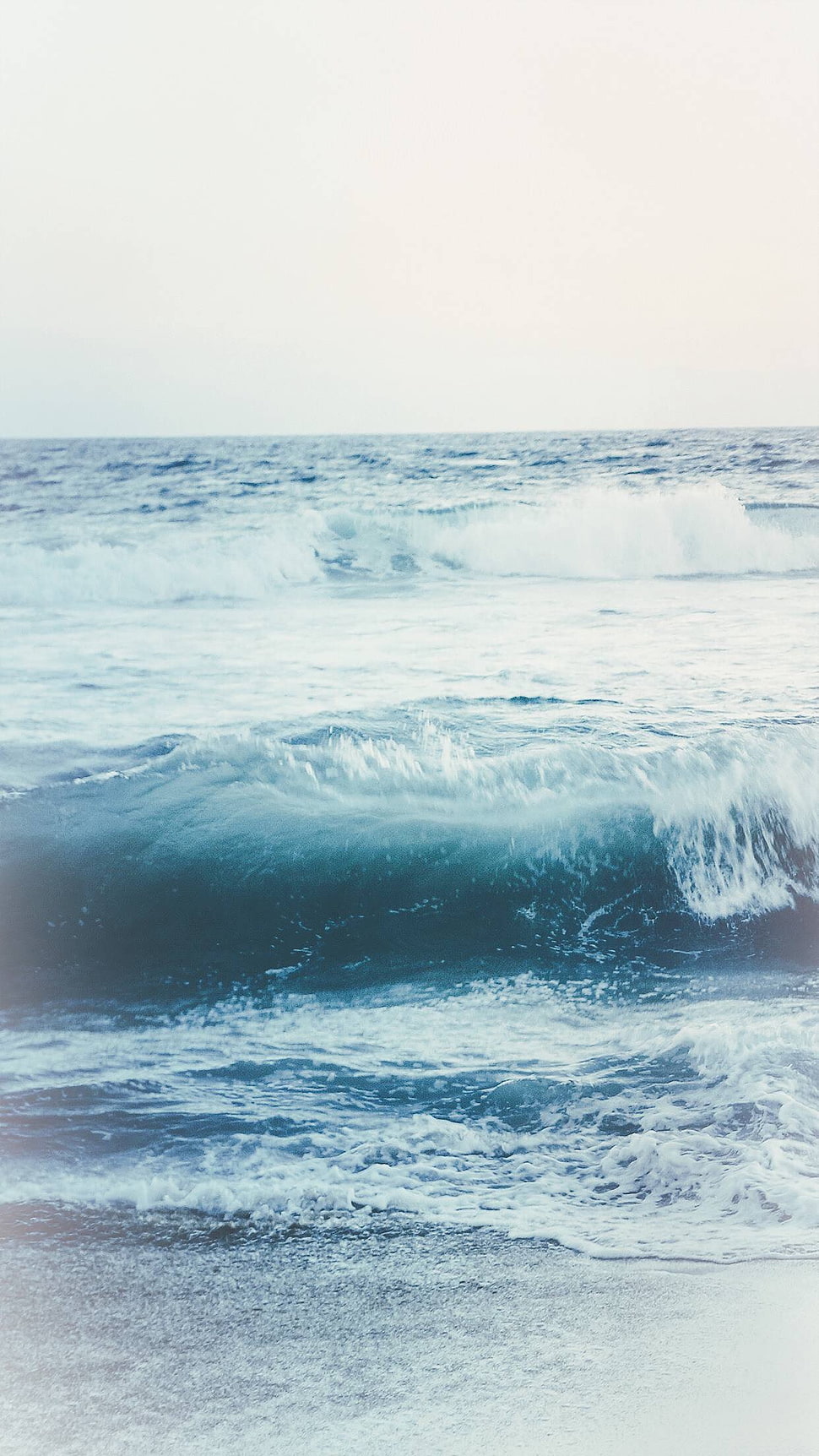 sea waves, pattern, vertical, portrait display, digital art HD wallpaper