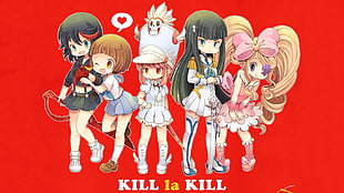 Kill La KIll wallpaper, Kill la Kill, Senketsu, Kiryuin Satsuki, Mankanshoku Mako