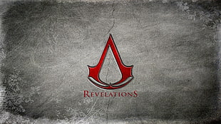 Revelations logo, Assassin's Creed, video games, grunge, logo