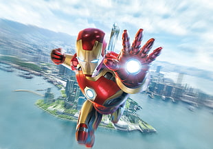 Iron Man, Iron Man Experience, Hong Kong Disneyland, 4K HD wallpaper