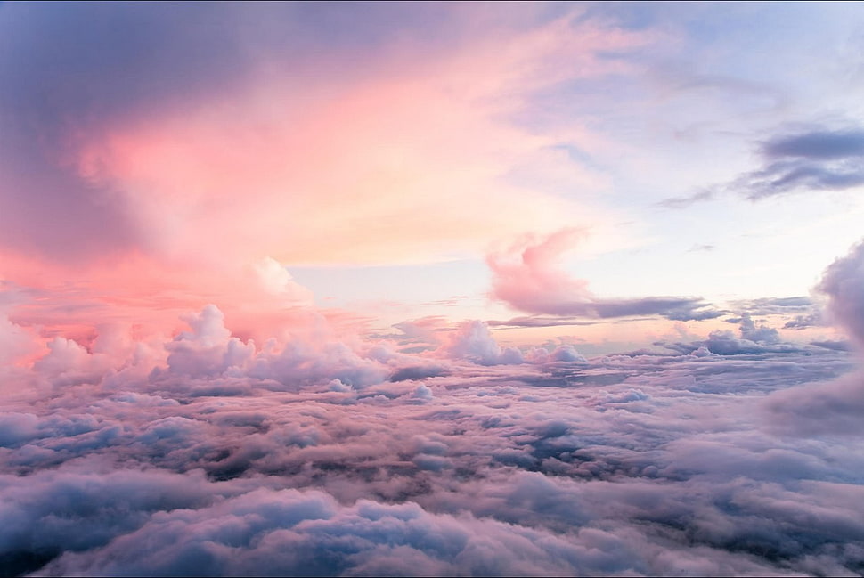 white clouds, clouds HD wallpaper