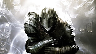 knight armor wallpaper, Dark Souls, video games