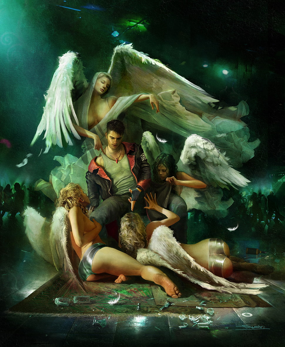 Devil May Cry, DmC: Devil May Cry, Dante, angle HD wallpaper