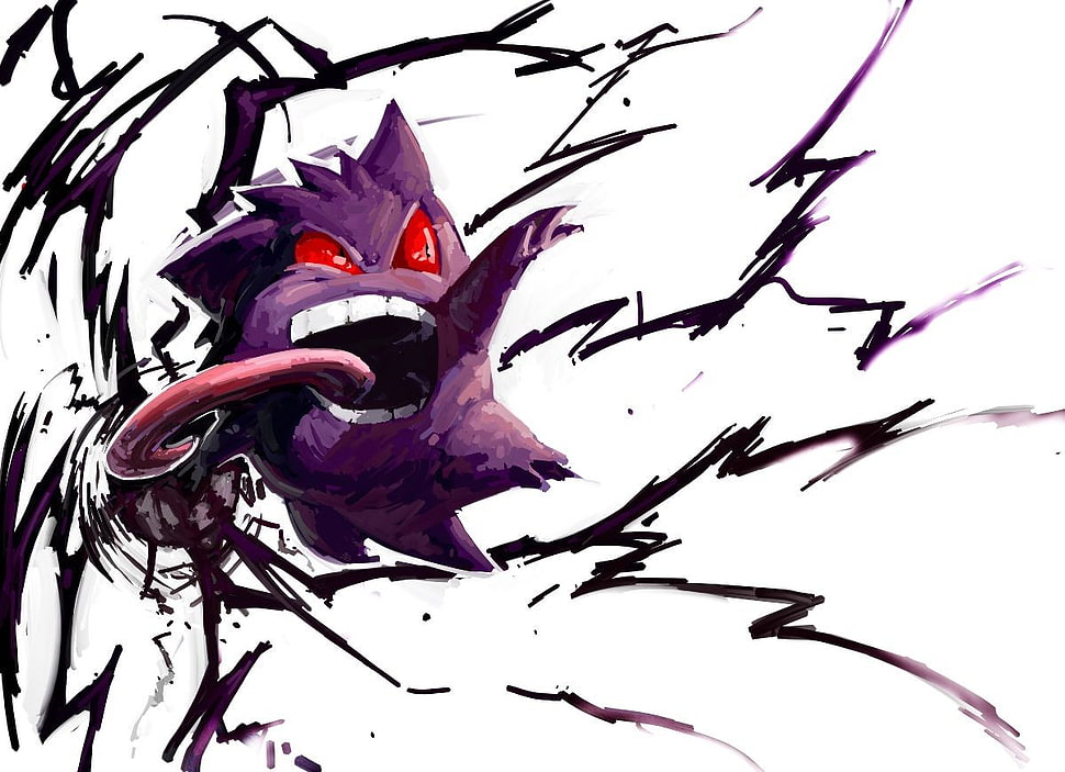 Pokémon, Gengar HD wallpaper