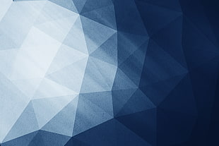 closeup photo of blue and white graphic wallper