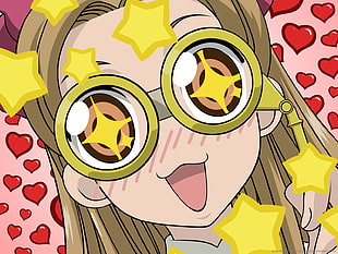 yellow haired girl anime character
