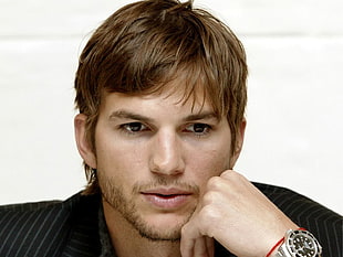Ashton Kutcher close-up photo