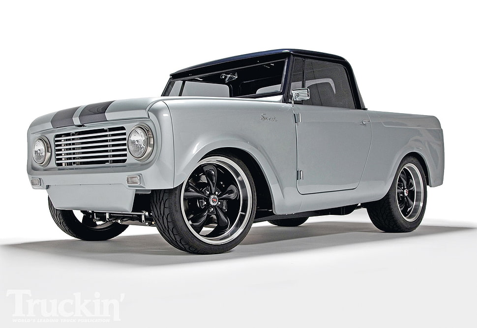 gray single cab pickup truck, car HD wallpaper