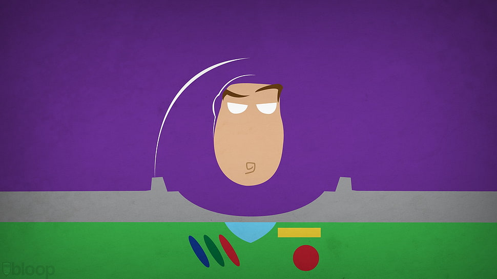 Buzz Lightyear illustration HD wallpaper