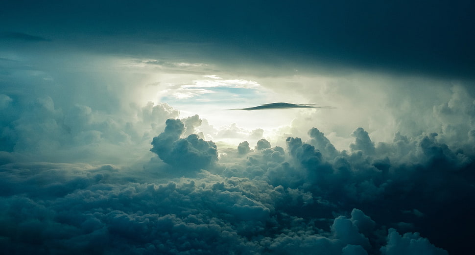 white cloudy sky, clouds, sky HD wallpaper