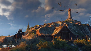 brown and black house painting, The Witcher 3: Wild Hunt, Geralt of Rivia, CD Projekt RED