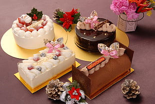 assorted cake collections HD wallpaper