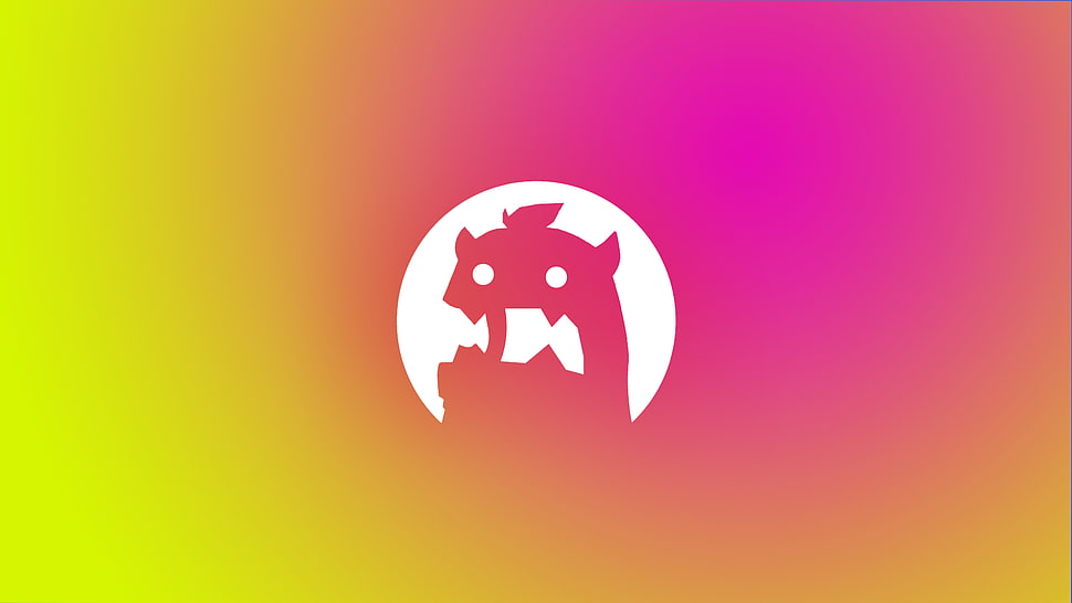 monster wallpaper, gradient, pattern, simple, Photoshop HD wallpaper