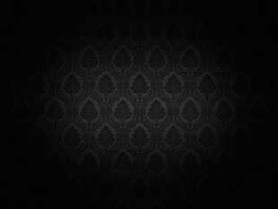 black and gray mandala pattern