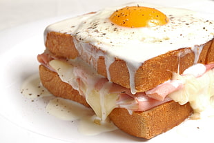 ham and egg sandwich HD wallpaper