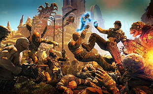 brown and black action figure, Bulletstorm, video games