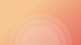 Circles, Orange, Gradient, HD