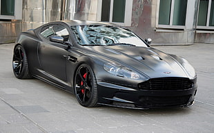 gray coupe, Aston Martin, Aston Martin DBS, British, car