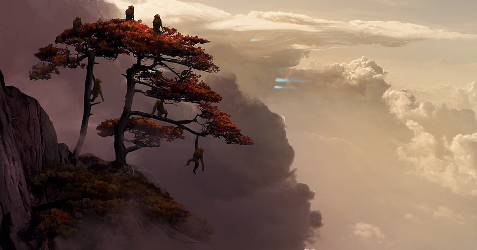 Assassin's Creed game, artwork, monkey HD wallpaper