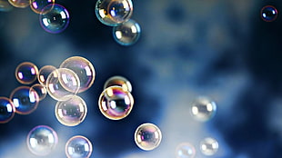 bubble illustration, bubbles HD wallpaper