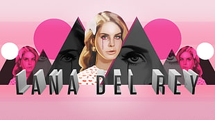 Lana Del Rey illustration HD wallpaper