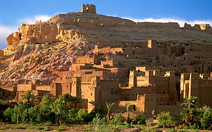 Kasbah,  Ruins,  Sand,  Morocco HD wallpaper