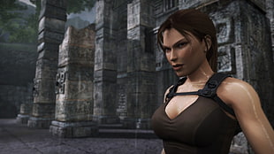 Tomb Raider game wallpaper, video games, Tomb Raider, Tomb Raider: Underworld, Lara Croft HD wallpaper