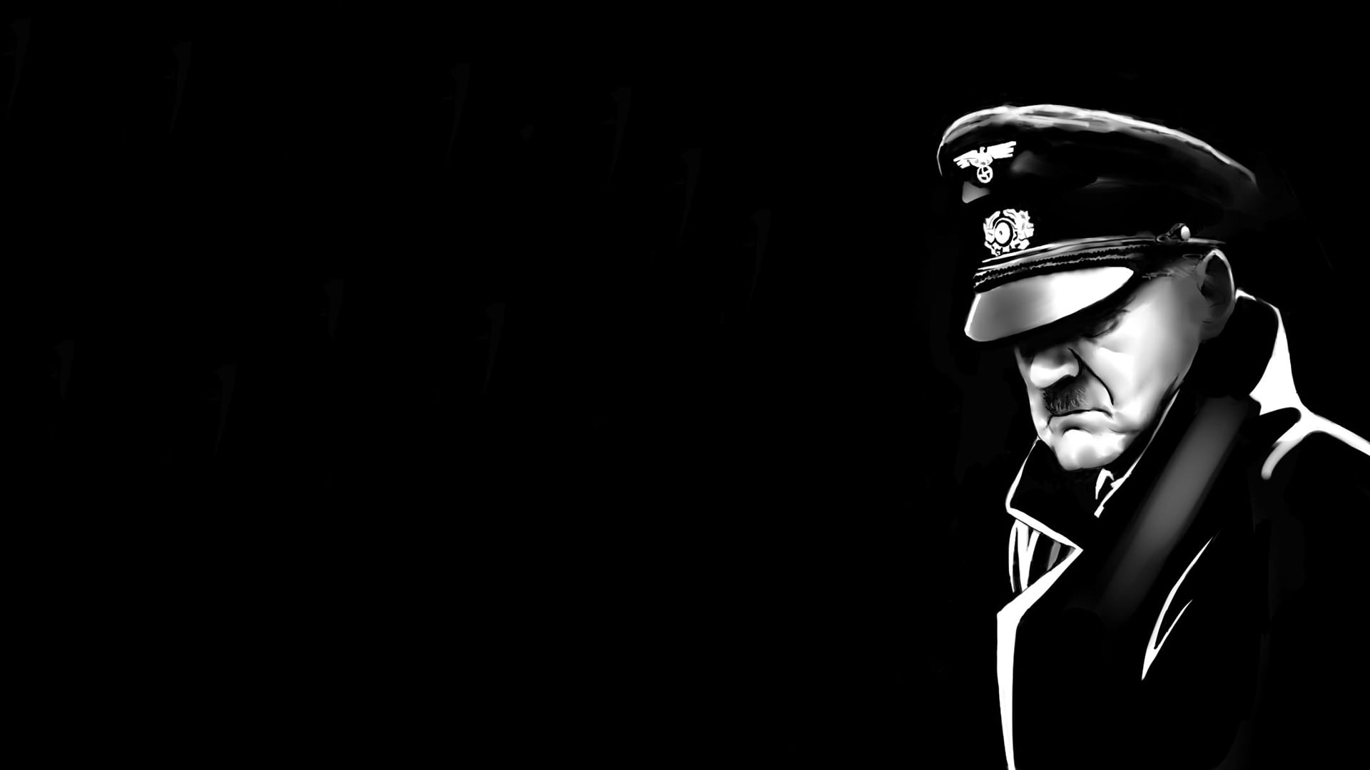 Grayscale Photo Of Man Wearing Peaked Hat Adolf Hitler Nazi Images, Photos, Reviews