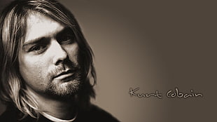 Kurt Cobain photo, Kurt Cobain, Nirvana, sepia, men