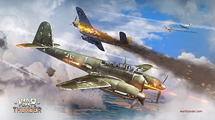 War Thunder game poster, War Thunder, airplane, Gaijin Entertainment, video games