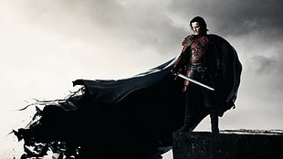 man holding sword, Dracula Untold