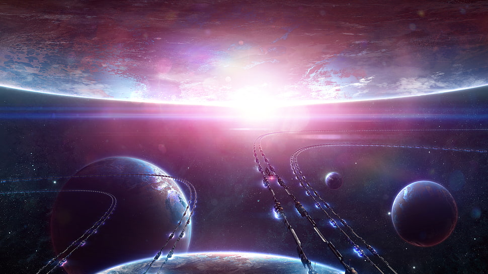 solar system photo HD wallpaper