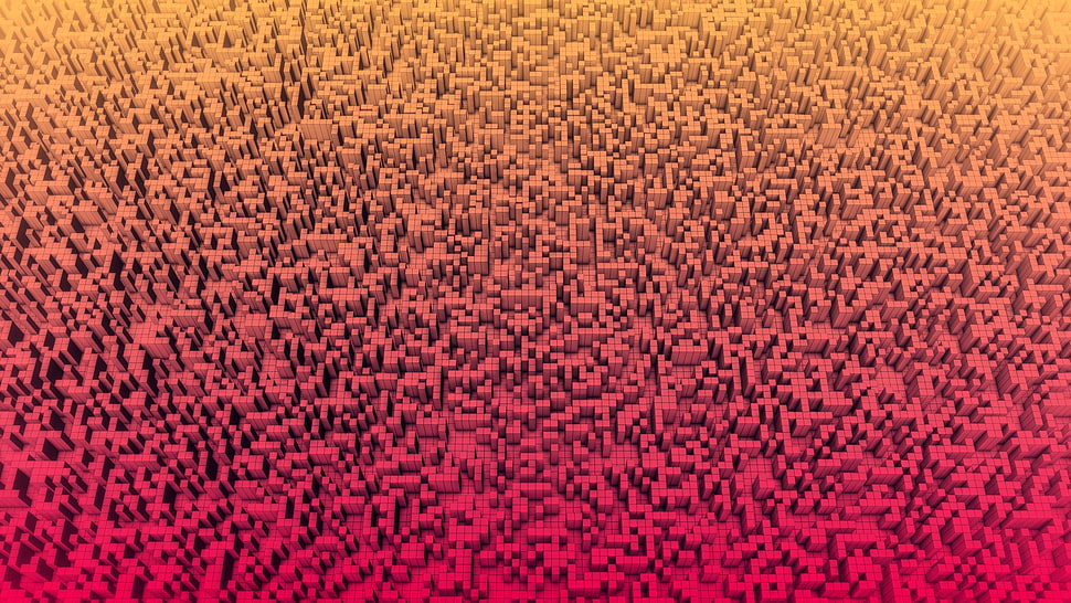red and black area rug, abstract, 3D HD wallpaper