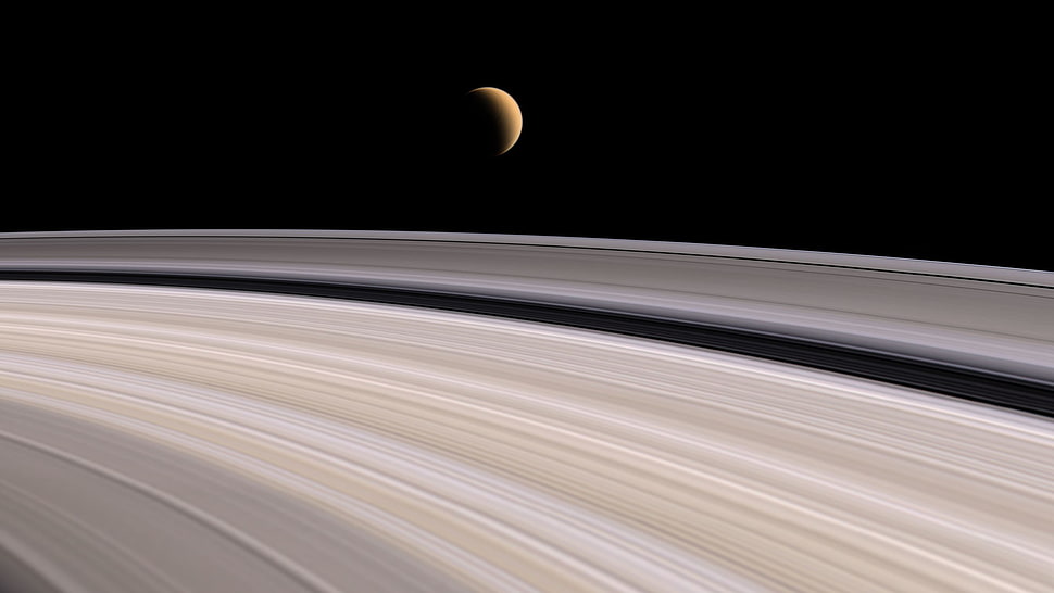ring of Saturn, space, Saturn, planet HD wallpaper