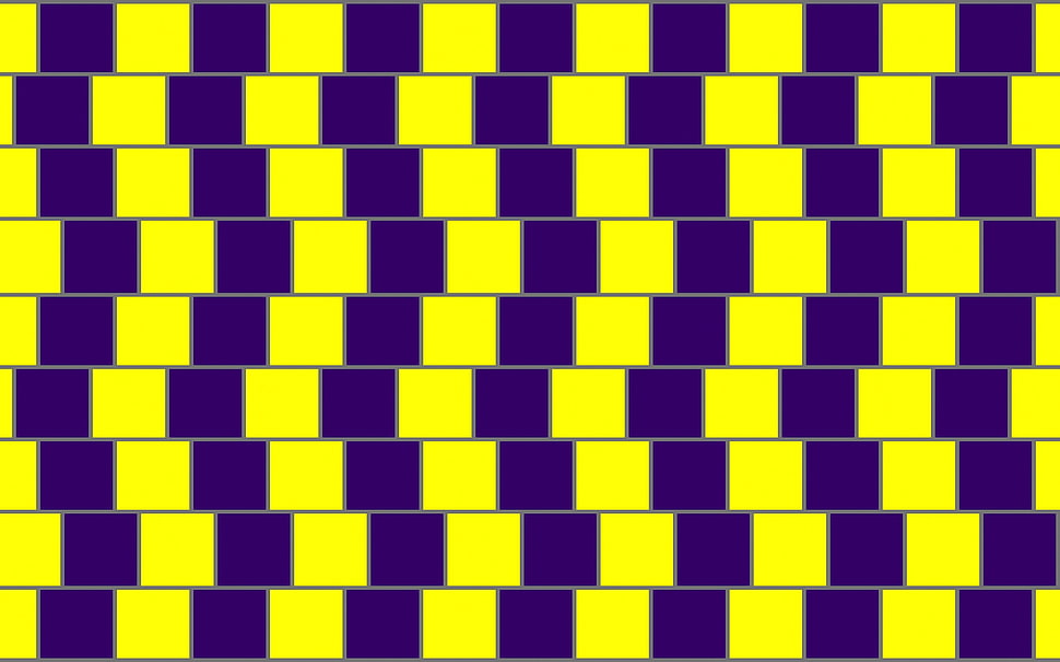 yellow and blue zigzag print HD wallpaper