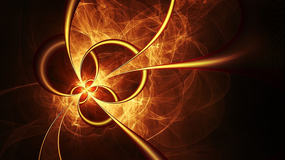 brown illustration HD wallpaper