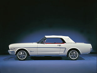 photo of white diecast coupe digital wallpaper