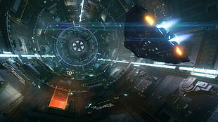space ship illustration, Elite: Dangerous, space HD wallpaper