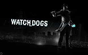 Watch Dogs illustration, Watch_Dogs, artwork, video games HD wallpaper